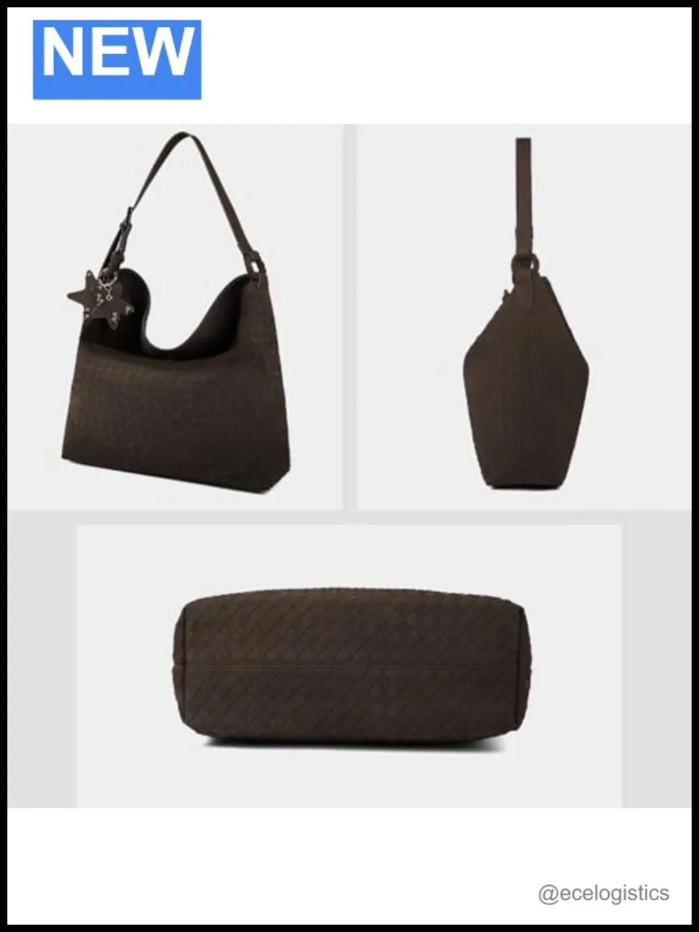 Suede Purse Bag for Women | Top Handle Shoulder Hobo Bag | Vegan Leather